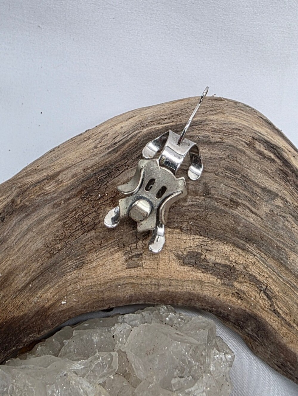 Vintage Beau Sterling Articulated Dog Brooch
